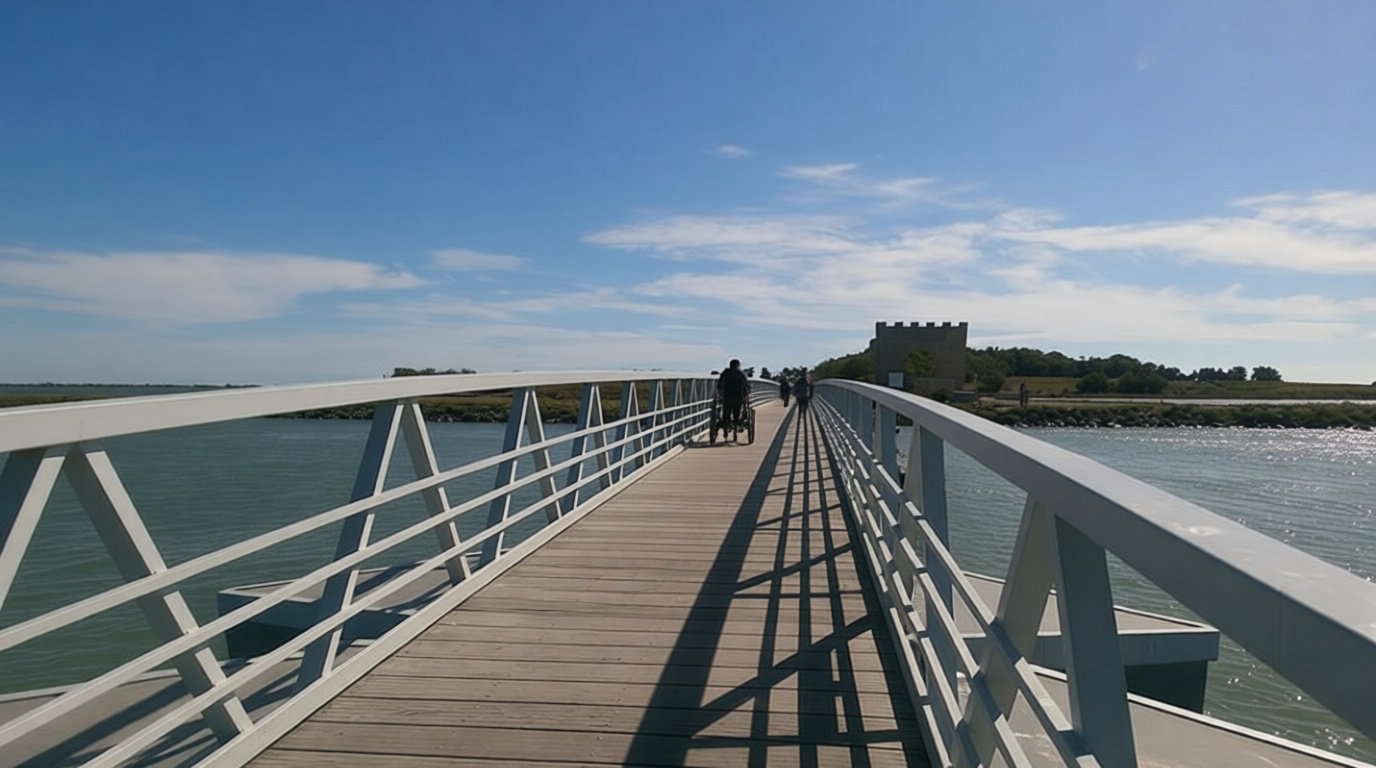 La passerelle du Pilou pour une immersion sauvage