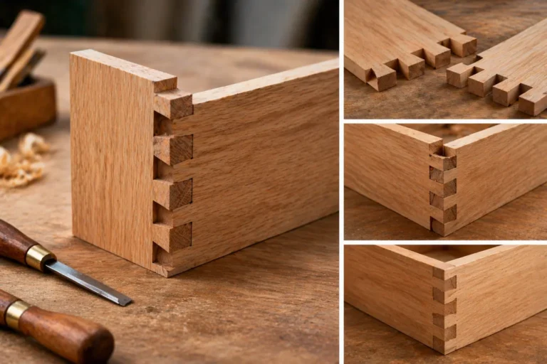 assemblage à queue d'aronde