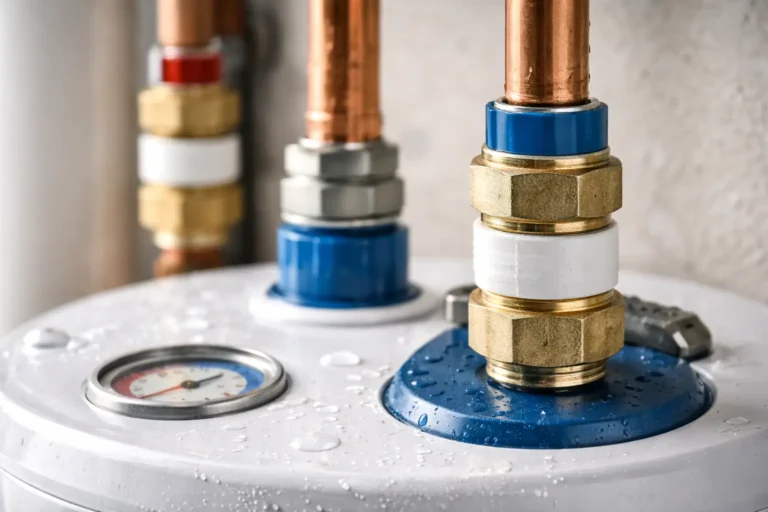 raccord diélectrique sur eau froide ou chaude