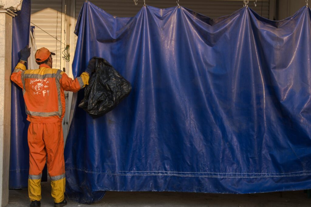 rideau de protection