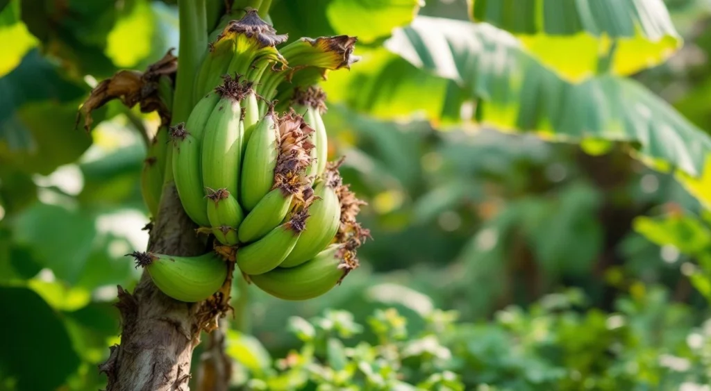 Bananier en fleur : que faire après la floraison pour vos bananes