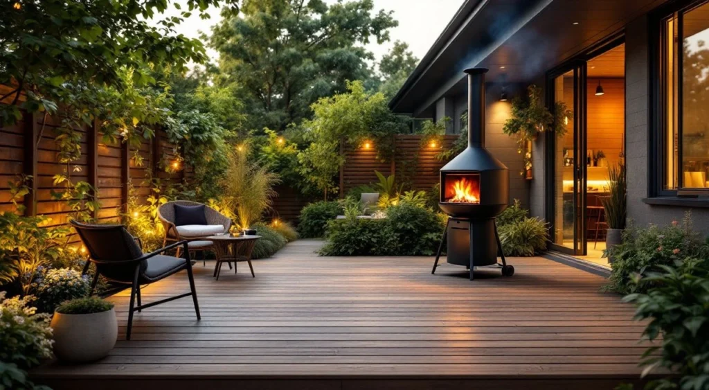 Brasero sur terrasse bois : guide sécurité et installation