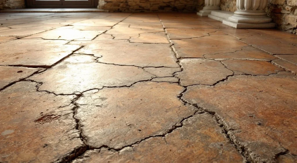 Carrelage qui se fissure en maison ancienne : causes et solutions
